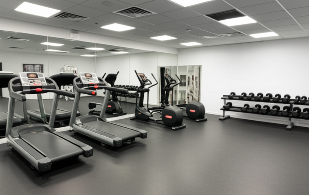 Spacious Workout Area